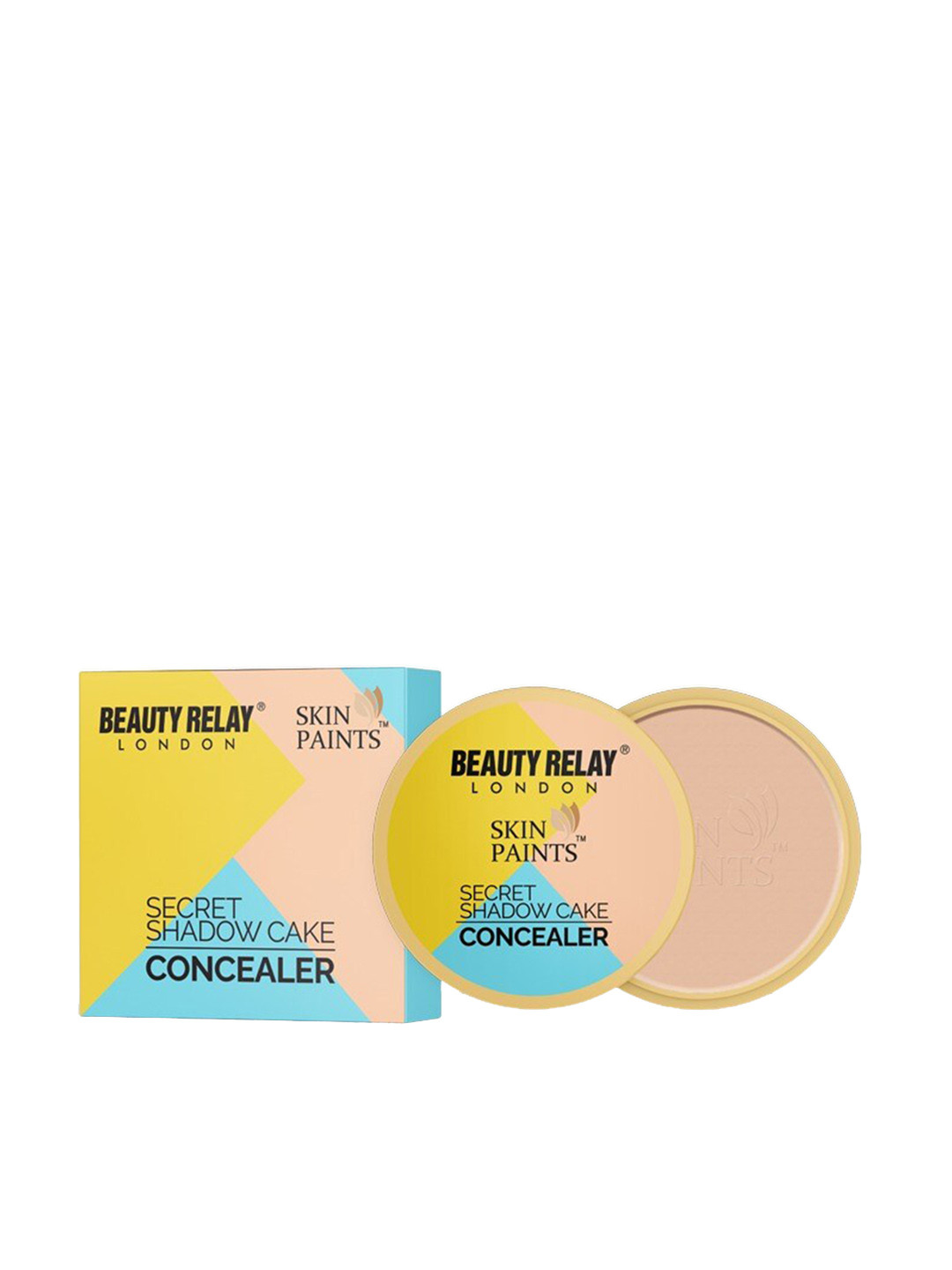 BeautyRelay London Skin Paints Secret Shadow Cake Concealer Powder 18g - Dusky