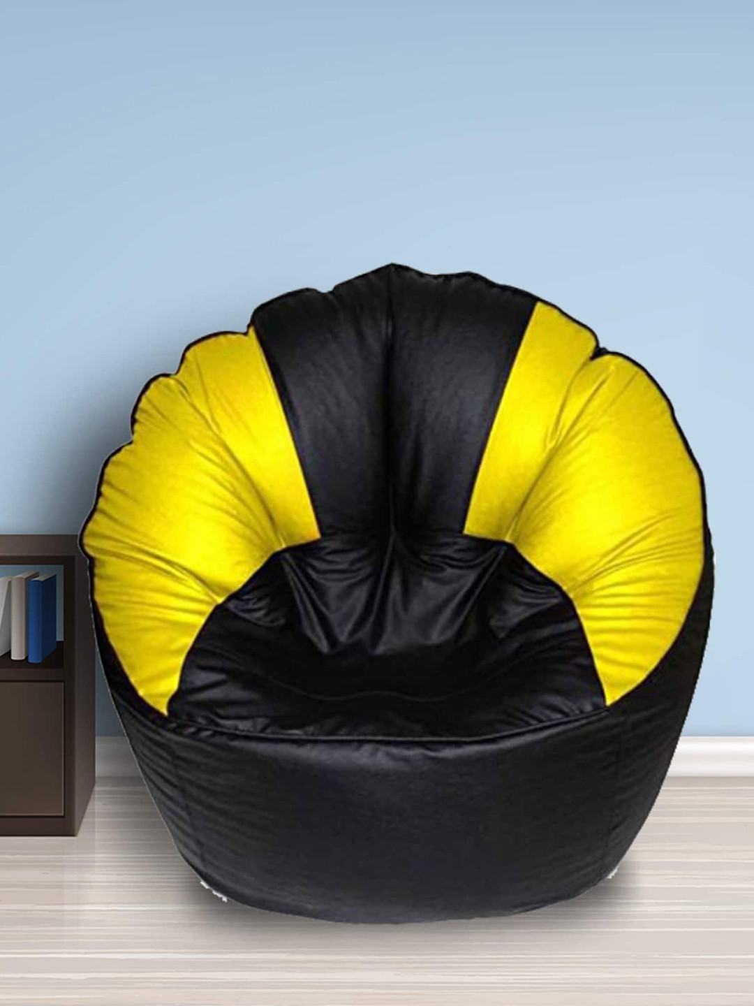 SHIRA 24 Black Colourblocked Bean Bag Cover