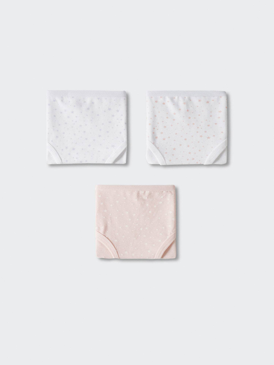 Mango Kids Girls Set of 3 Printed Briefs