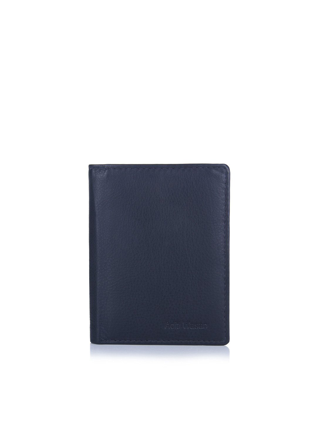 Aditi Wasan Blue Leather Card Holder