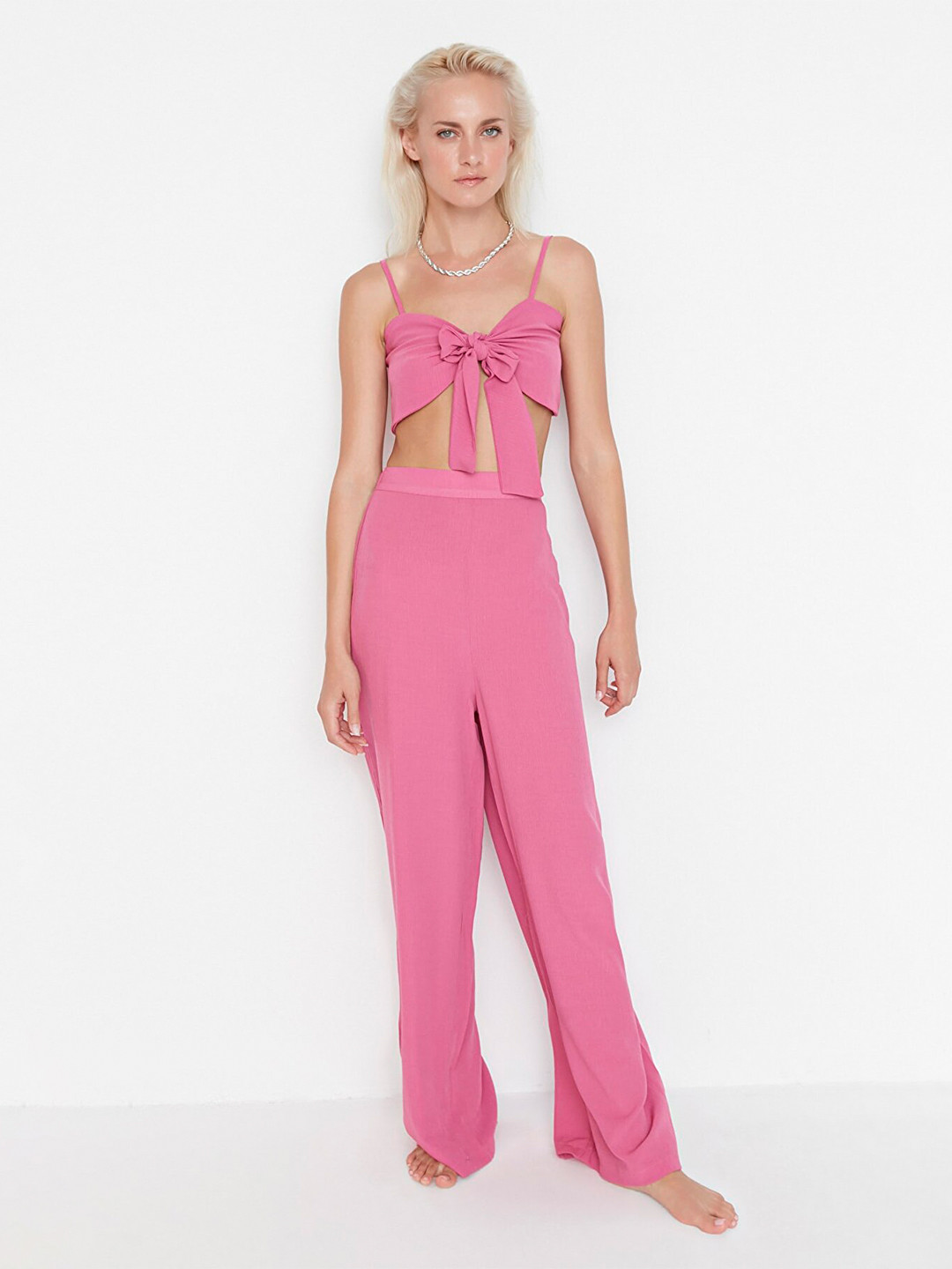 Trendyol Women Pink Top with Trousers