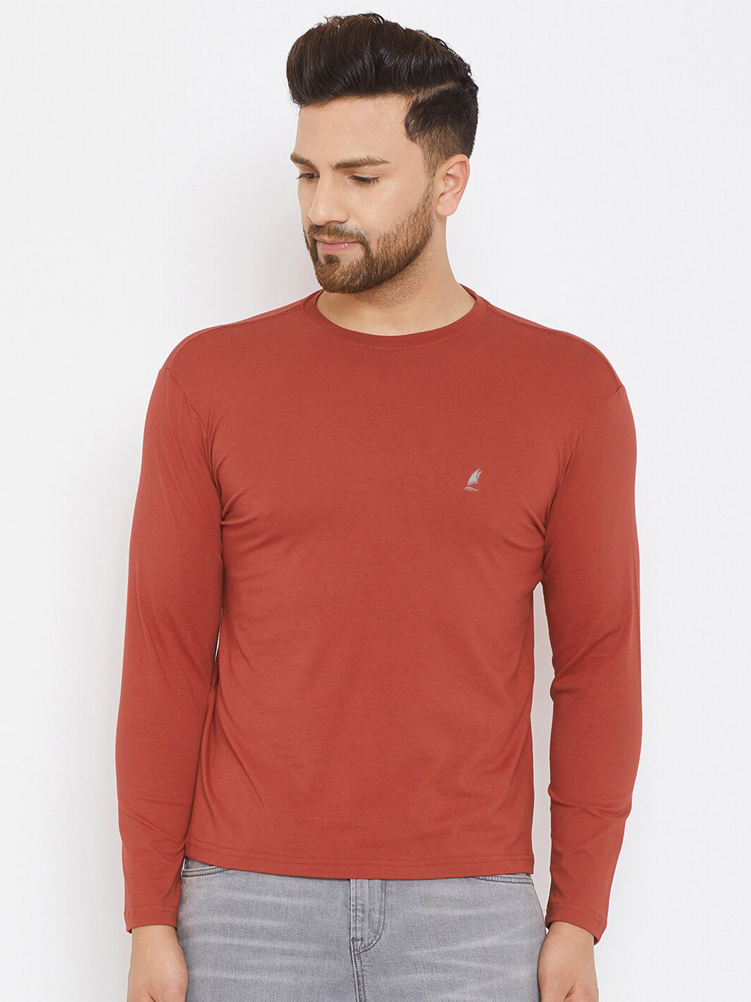 HARBOR N BAY Men Rust T-shirt