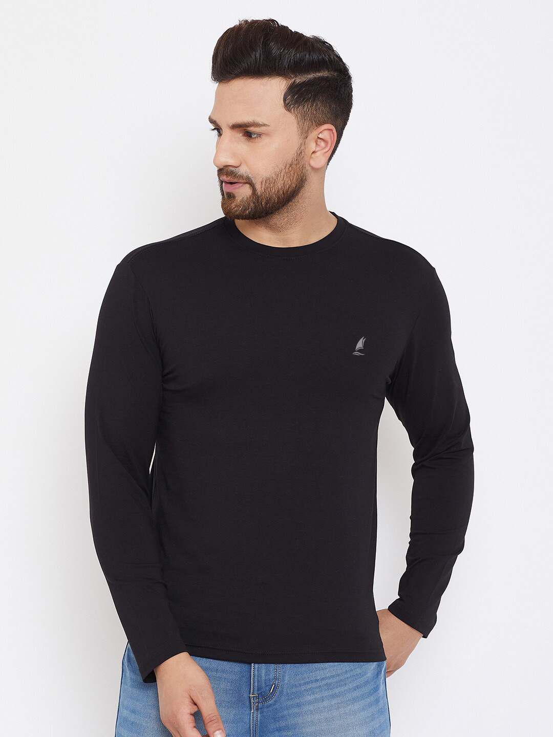 HARBOR N BAY Men Black T-shirt