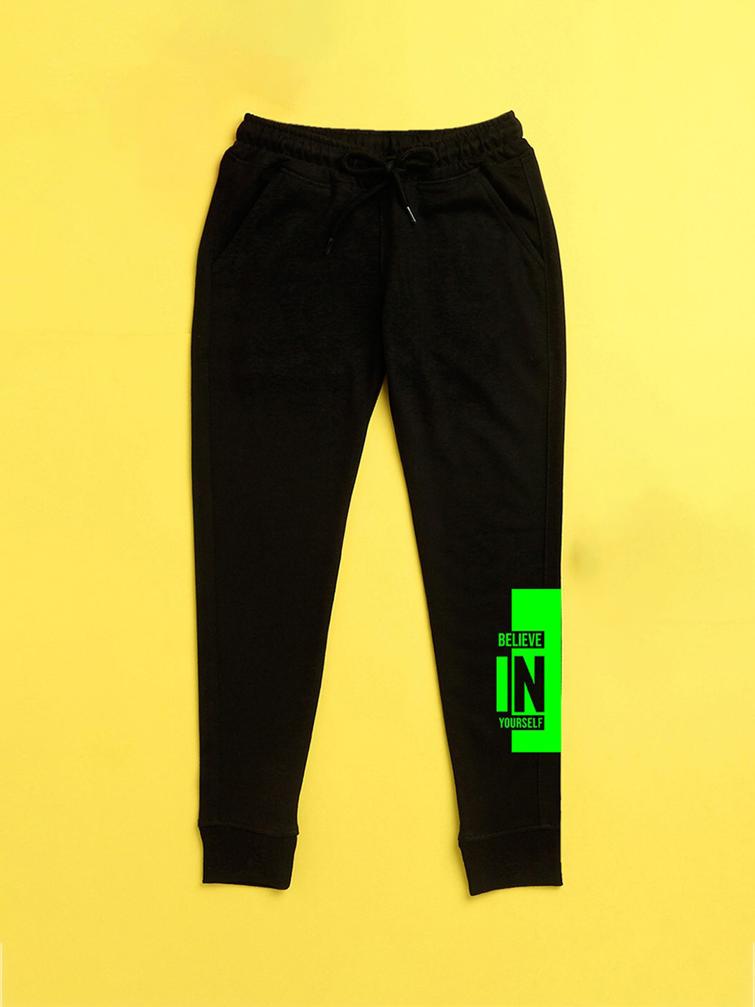 NUSYL Unisex Kids Printed Joggers