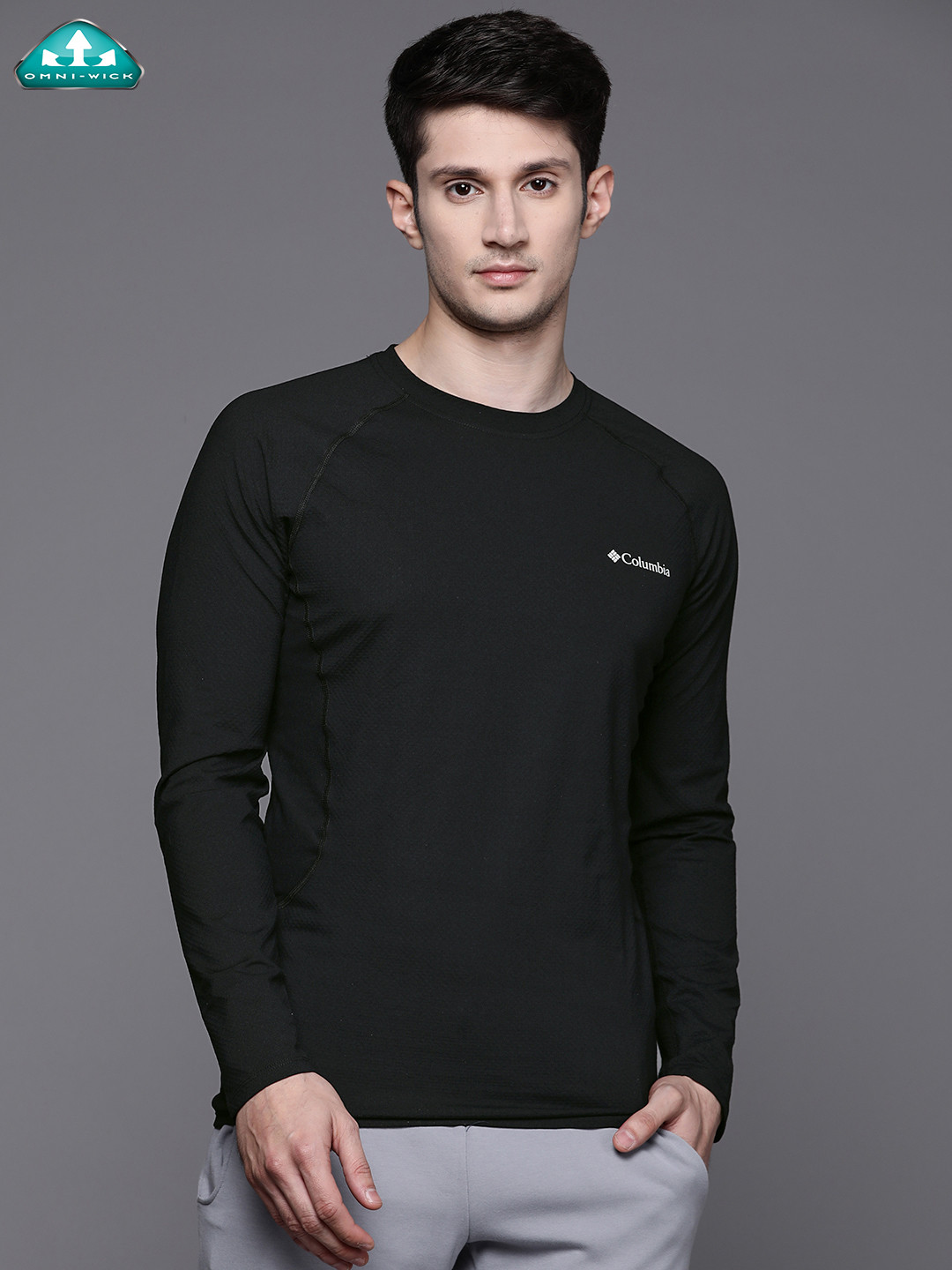 Columbia M Omni-Heat Crew Thermal Top