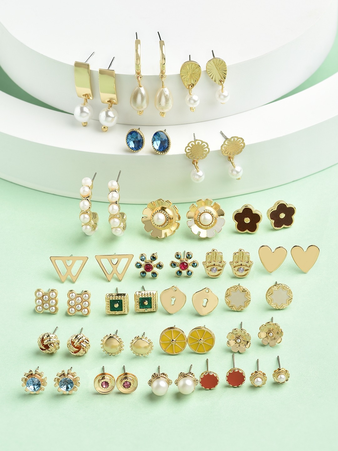 Zaveri pearls earrings myntra sale