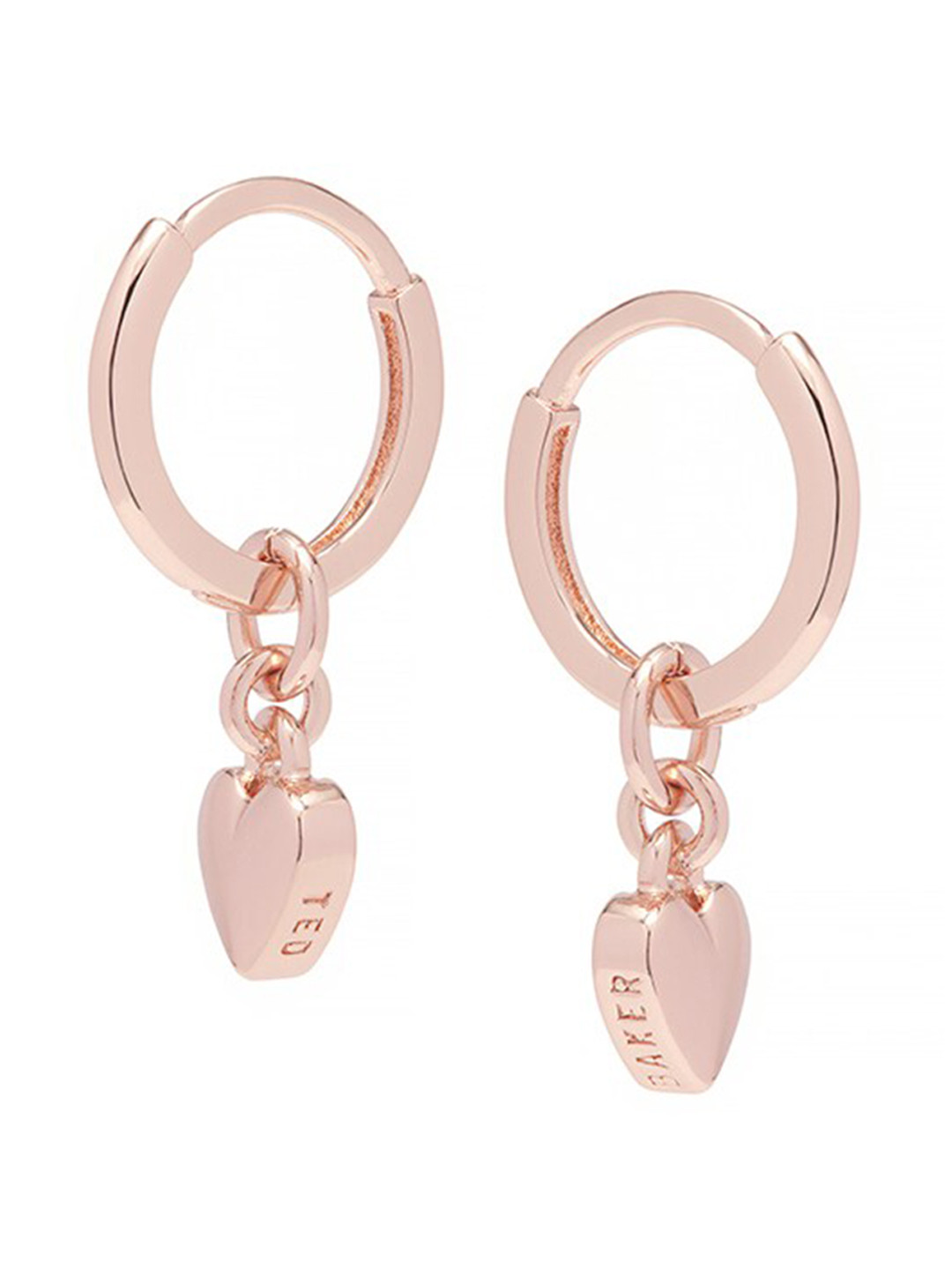 Ted Baker Women Rose Tiny Heart Huggie Earring