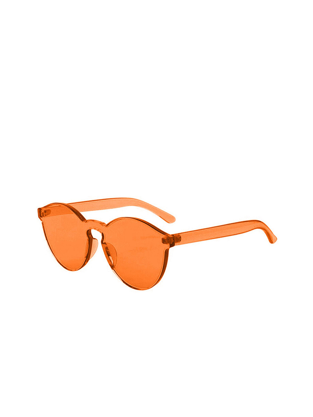 AUGEN Unisex Orange Lens & Orange Round Sunglasses with UV Protected Lens VI-SG-Summer