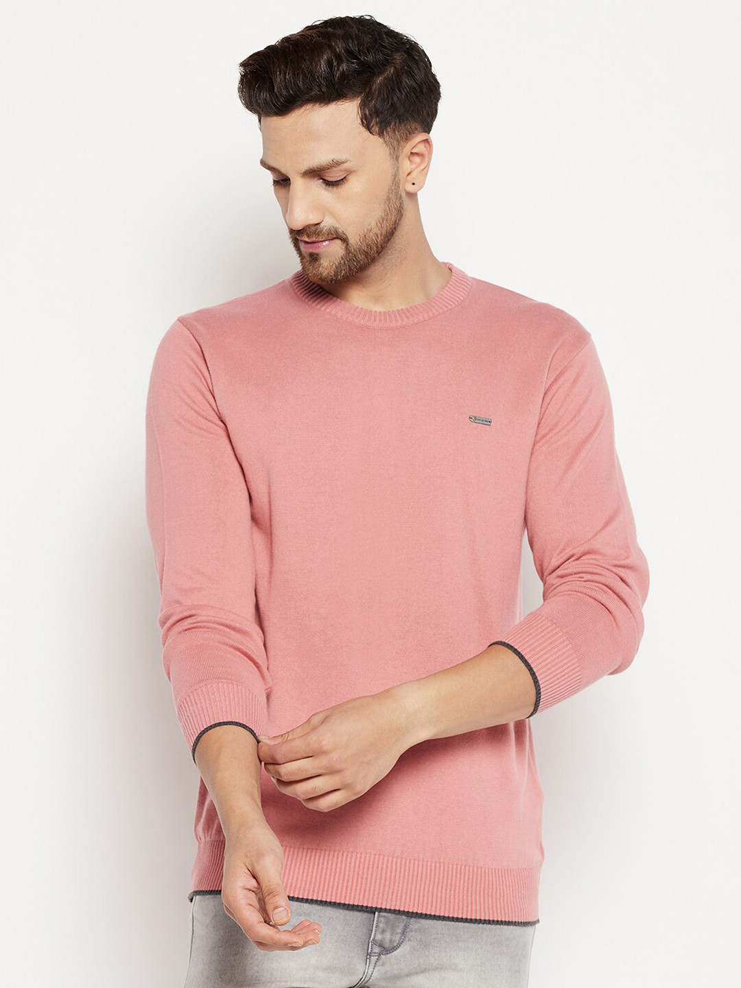 Duke Men Pink Pullover