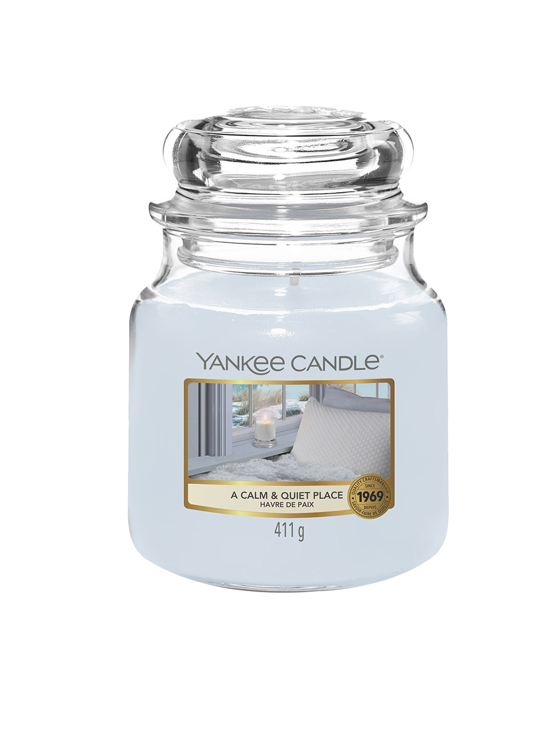 YANKEE CANDLE Original Medium-Calm & Quiet Place Scented Solid Jar Candles