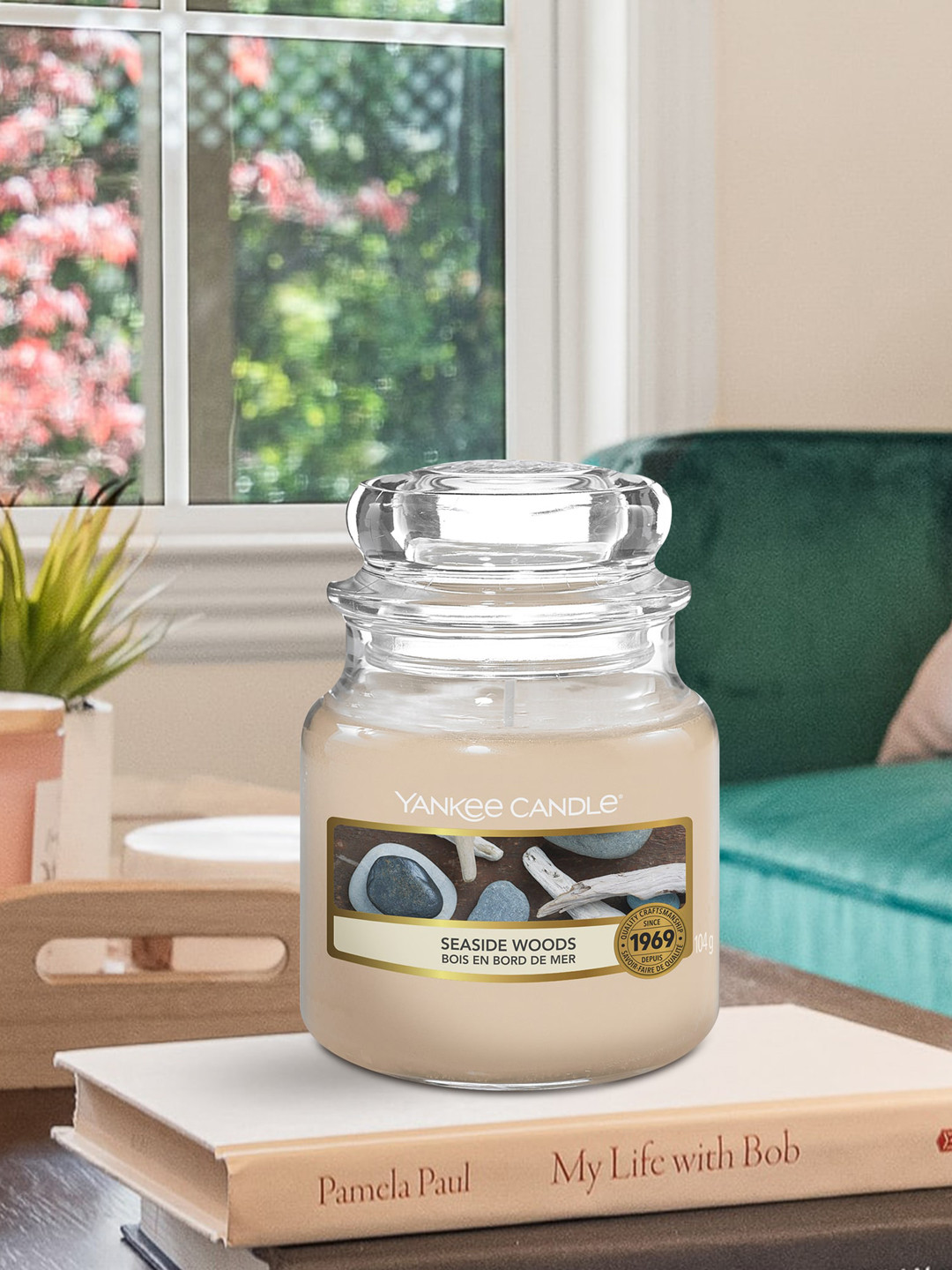 YANKEE CANDLE Original Small-Seaside Woods Sea Side Wood Solid Jar Candles