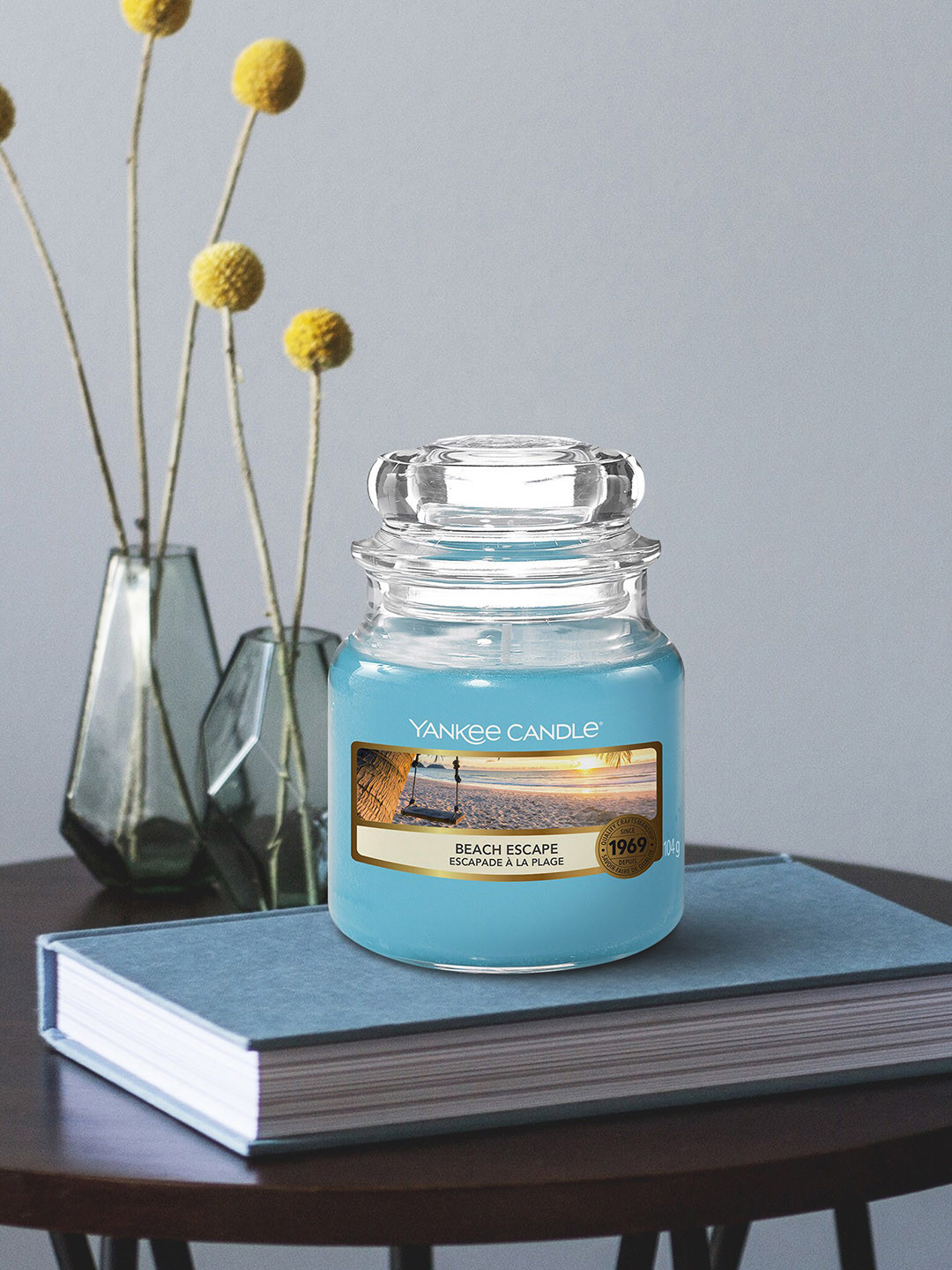 YANKEE CANDLE Beach Escape Scented 1 Wick Solid Geometric Regular Jar Candles