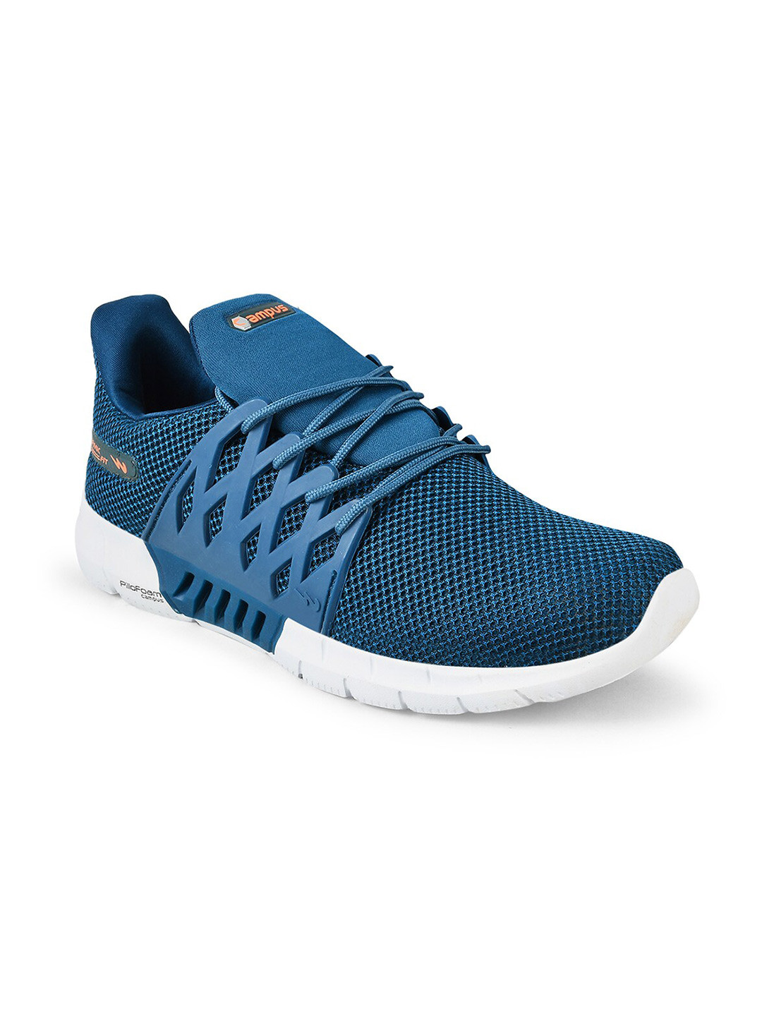 Campus Men BELGIUM PLUS Blue Mesh Running Shoes