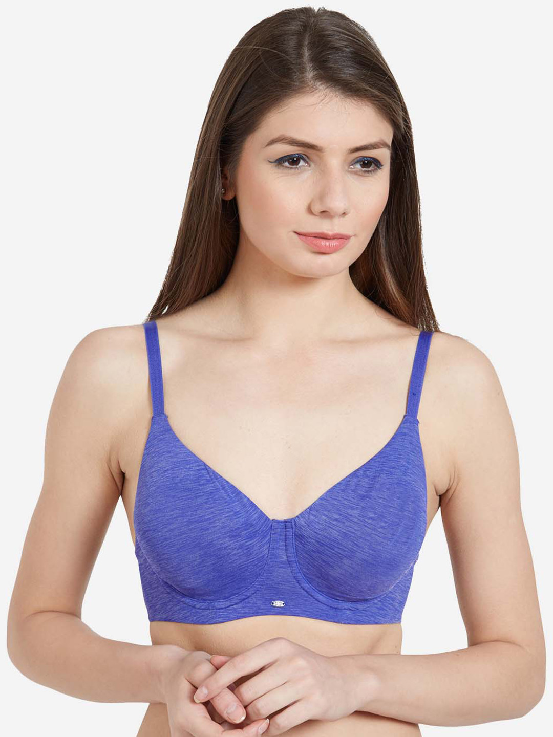 Soie Purple Bra Non padded Wired T-shirt Bra