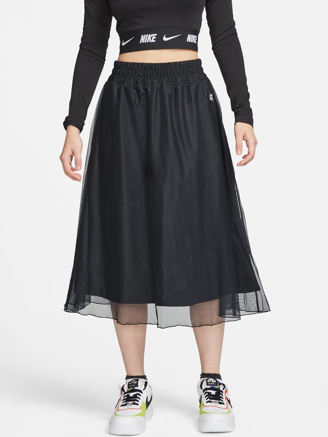 Nike tulle skirt discount
