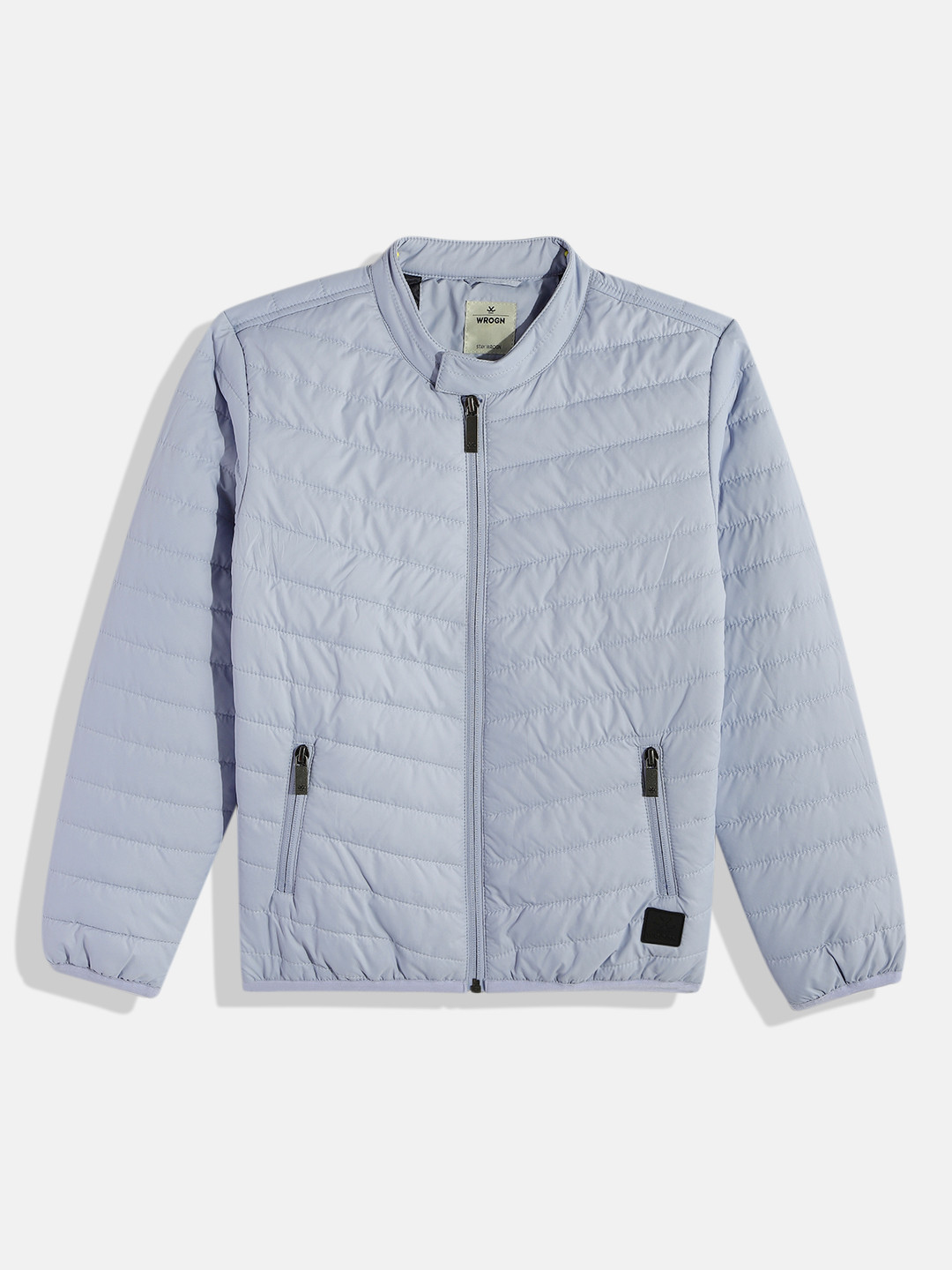 WROGN YOUTH Boys Blue Solid Puffer Jacket