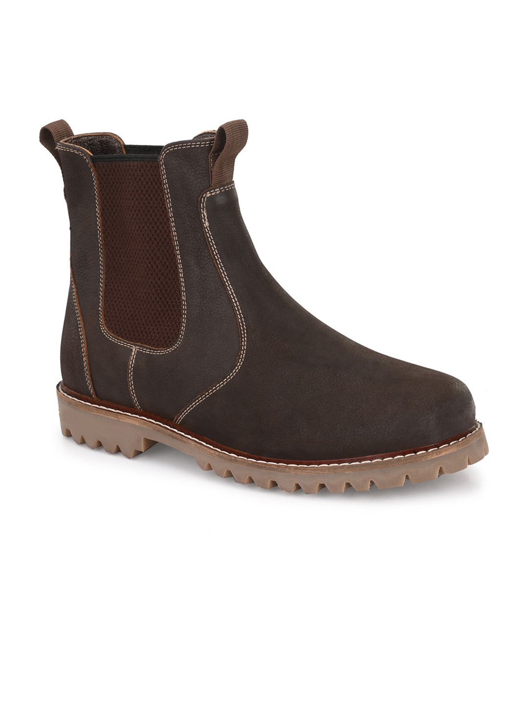 Harrytech London Men Brown Solid Heeled Regular Boots