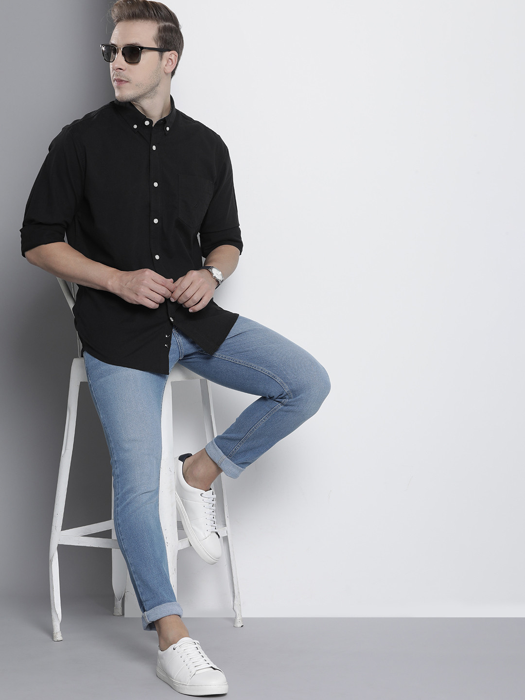 Nautica Button-Down Slim Fit Casual Shirt