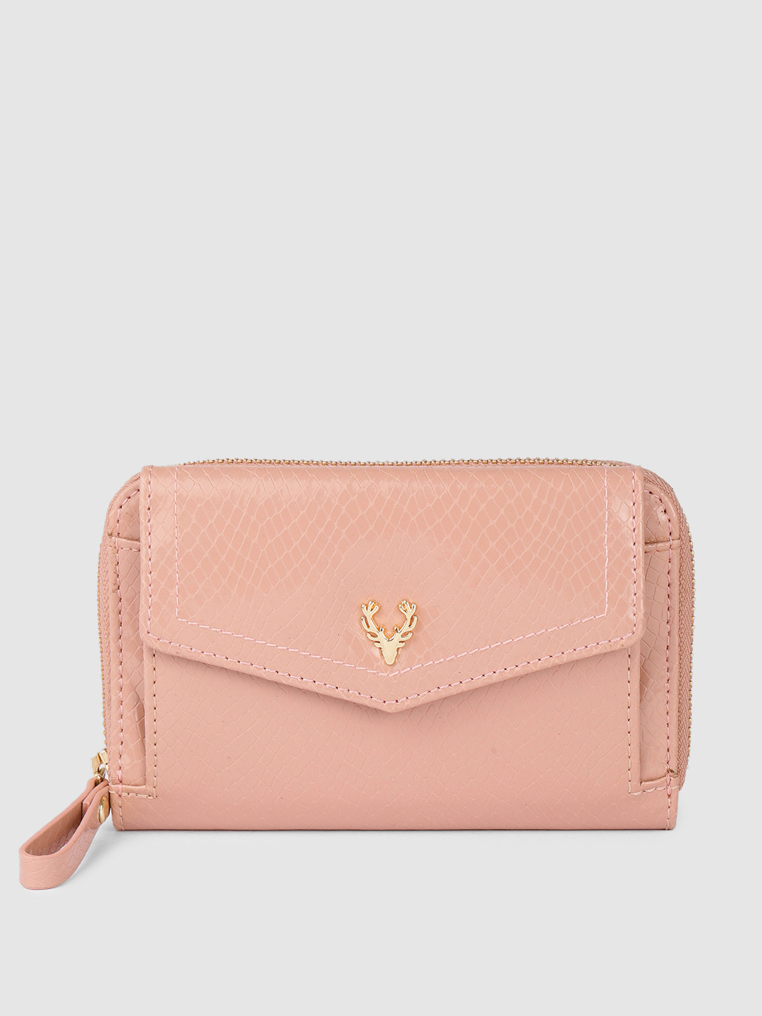 Buy Allen Solly Women Textured Zip Around Wallet Wallets for