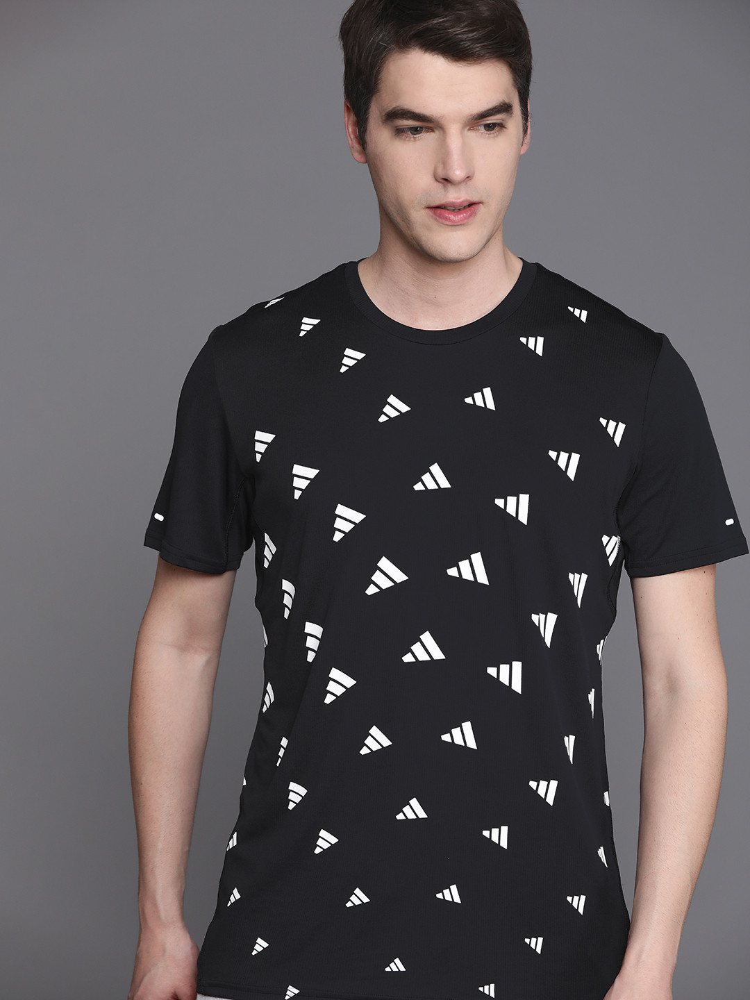 ADIDAS Brand Logo Graphic Printed T-shirt