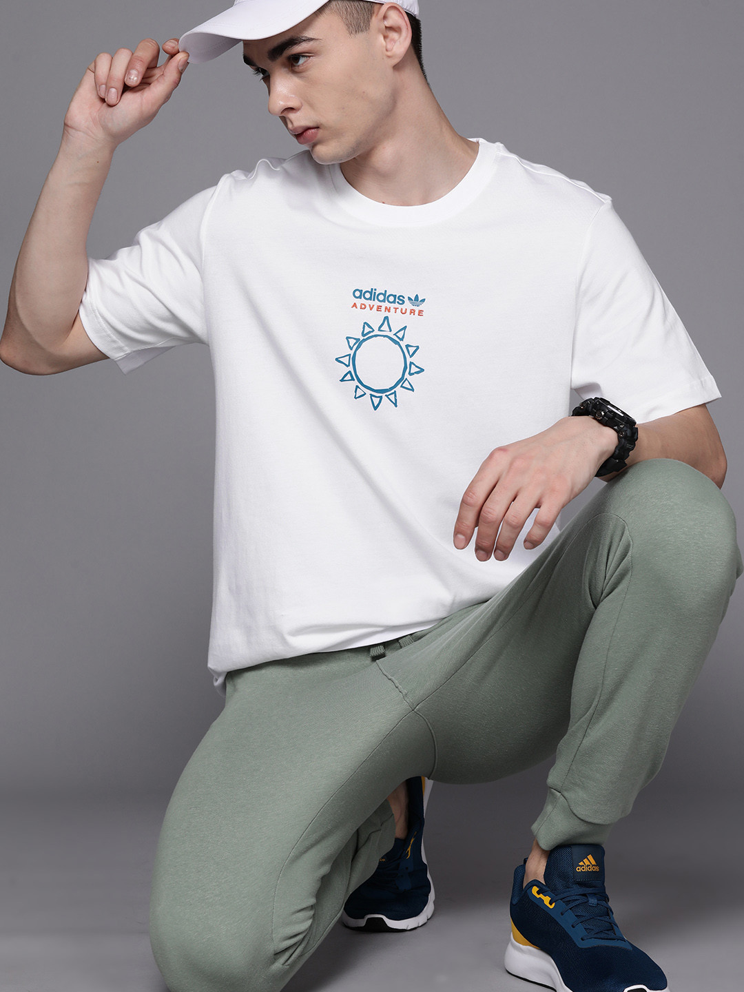 ADIDAS Originals Longline Pure Cotton Outdoor T-shirt