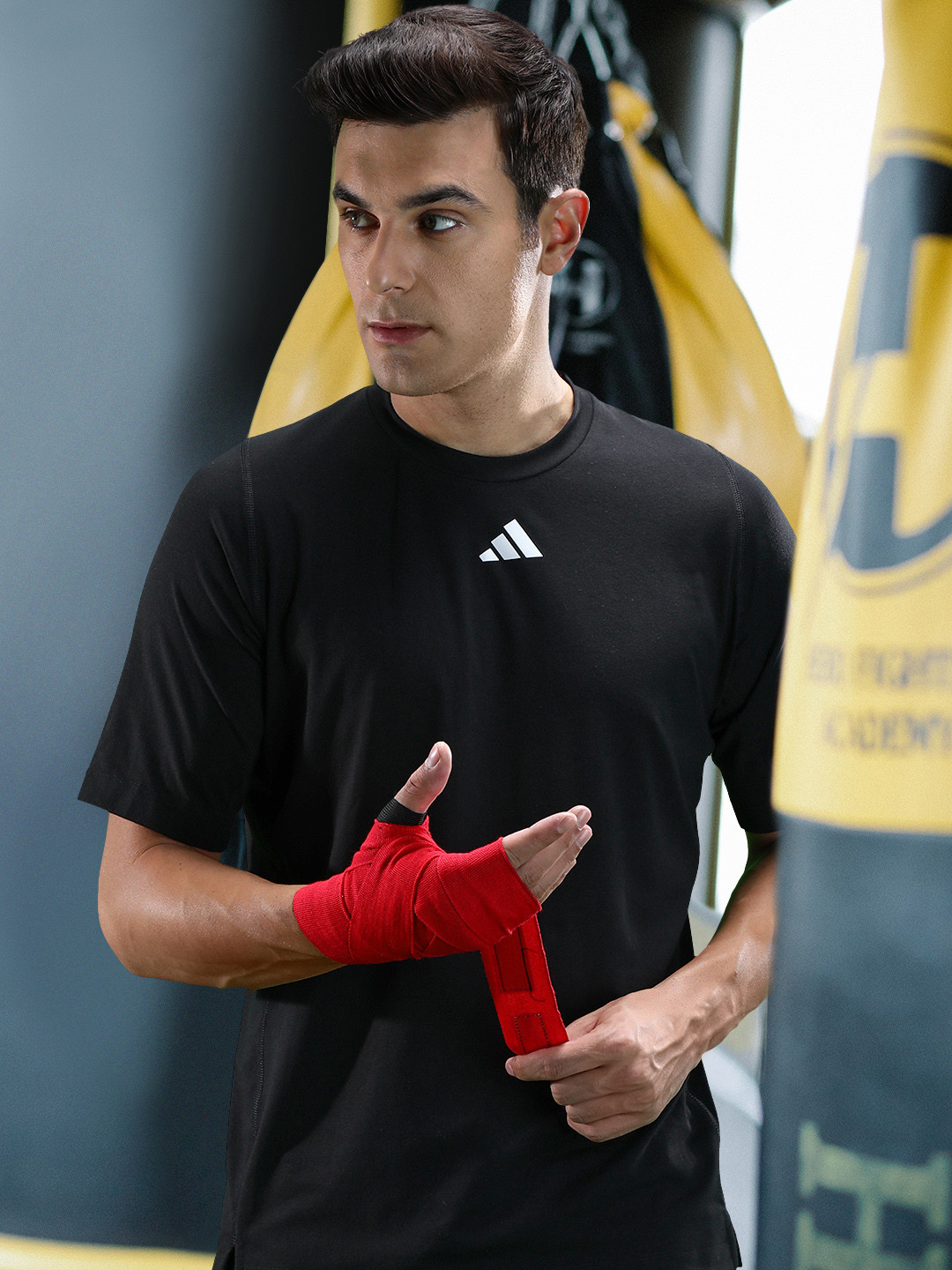 ADIDAS Train Icon 3 Bar Logo Training T-shirt