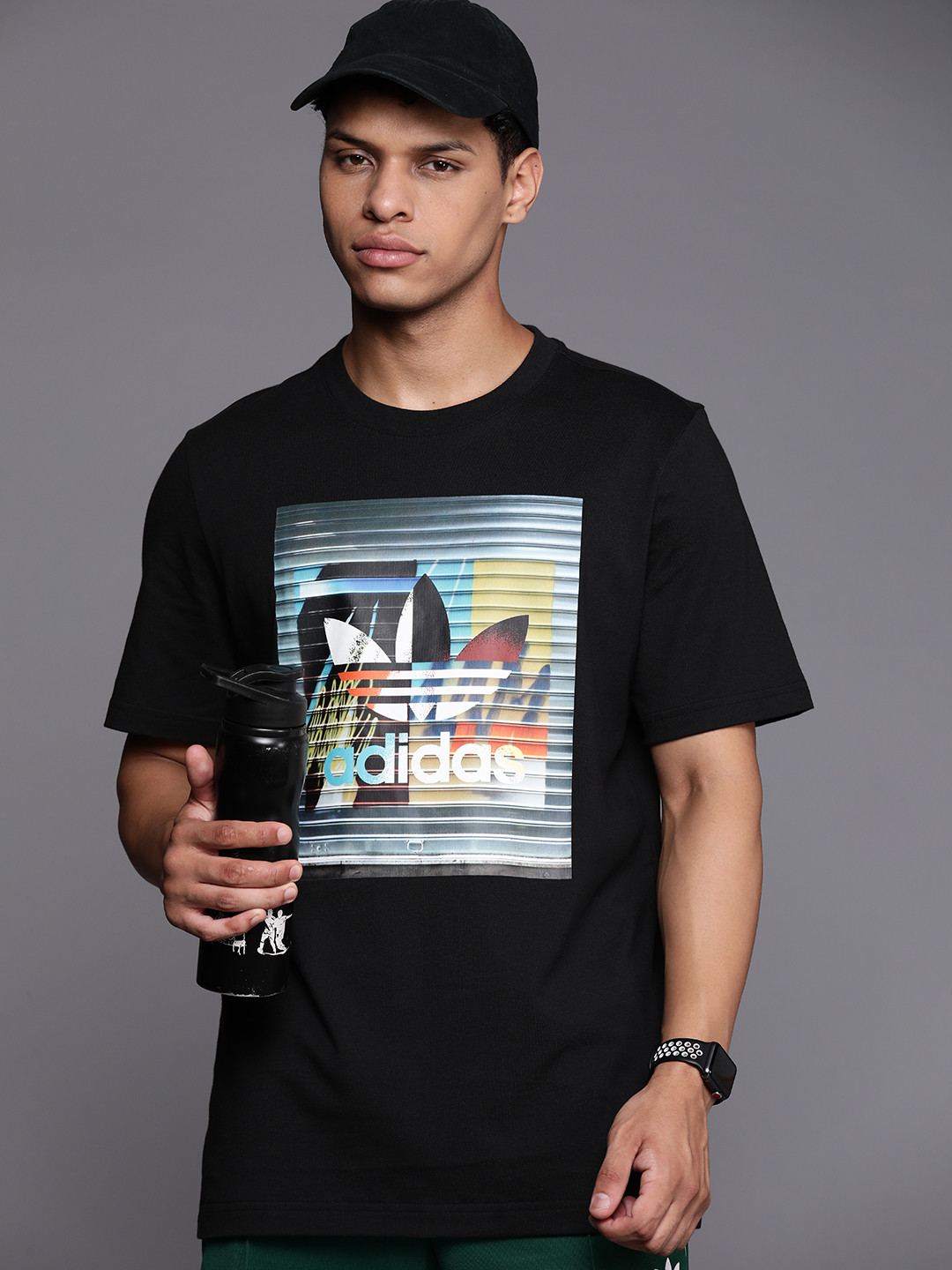 ADIDAS Original Graphics Off The Grid Pure Cotton T-shirt
