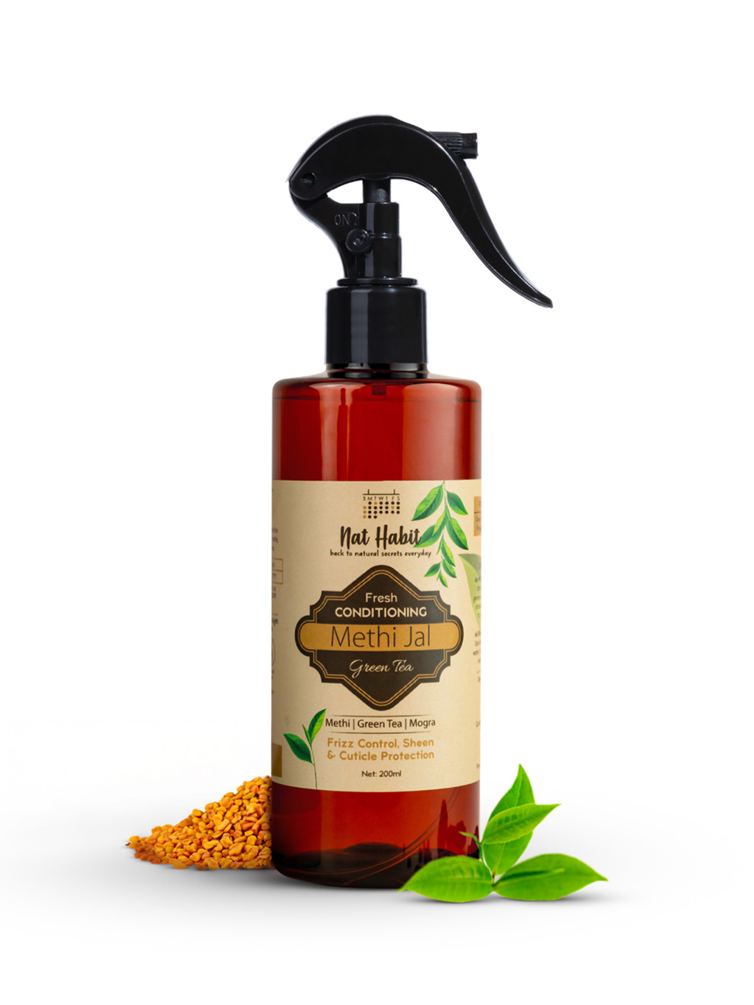Nat Habit Green Tea Conditioning Methi Jal 200ml