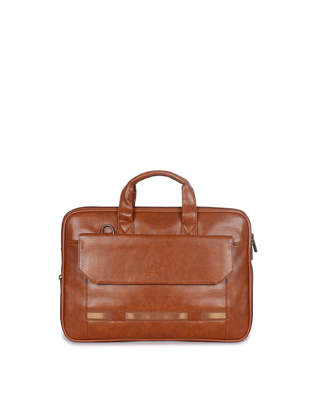 THE CLOWNFISH Jason Unisex Brown Messenger Bag