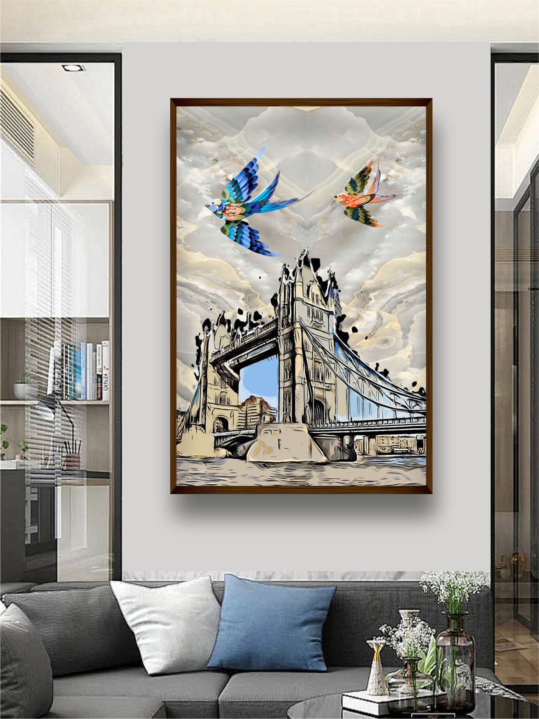 The Art House White Painting Wall Art