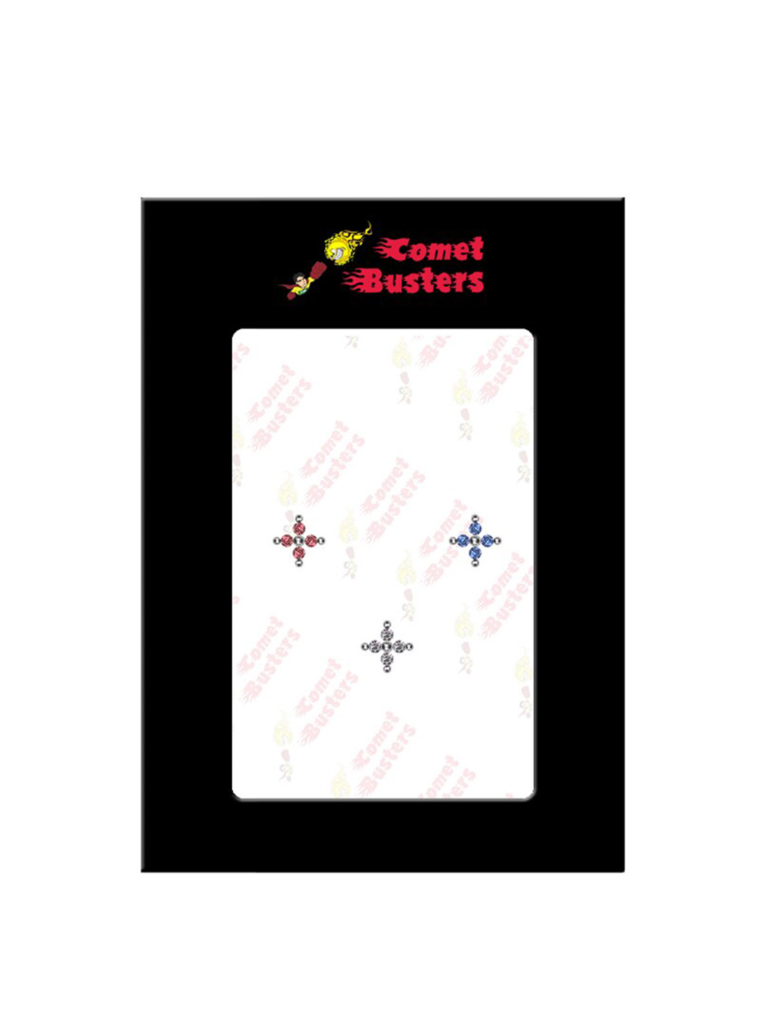 Comet Woman Multicolour Busters Fake Nose Stick On Nose Stickers