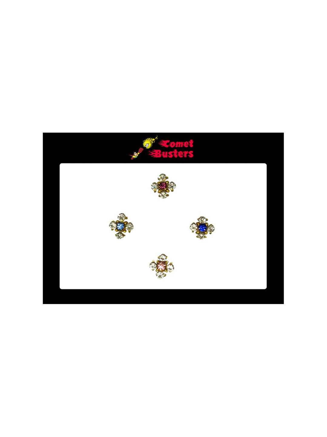 Comet Busters Woman Blue Fake Nose Stick On Nose Stickers