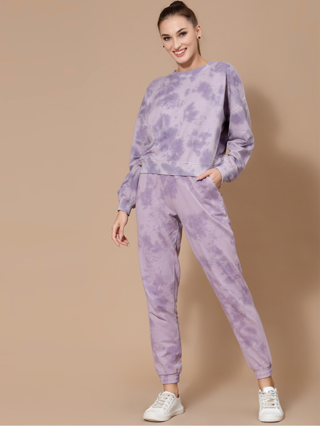 Strong And Brave Cotton Odour Free Dyed Regular Fit T-shirt With Trouser Co-Ords Set