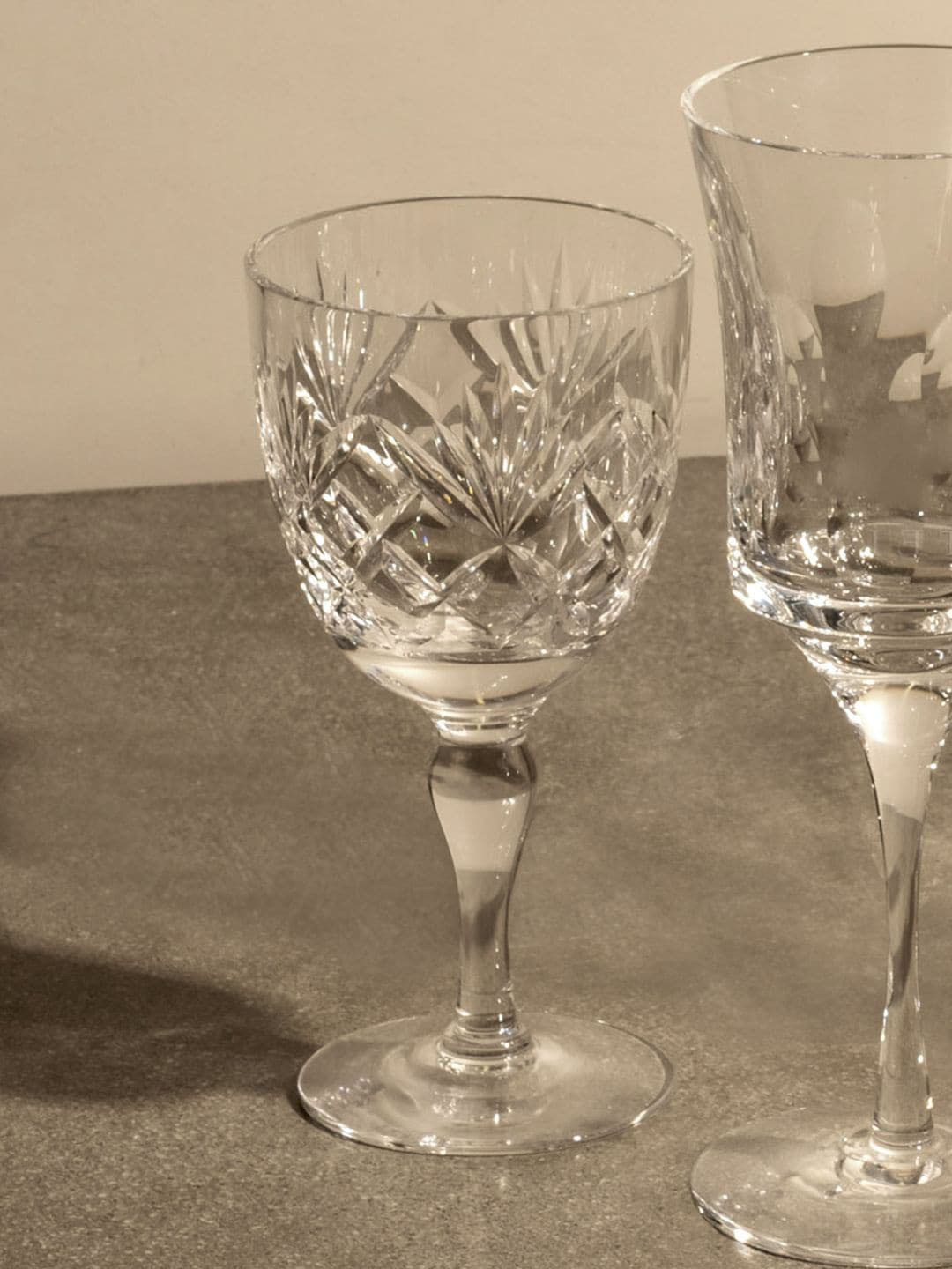 Royal Brierley Transparent Tall Braemar Goblet