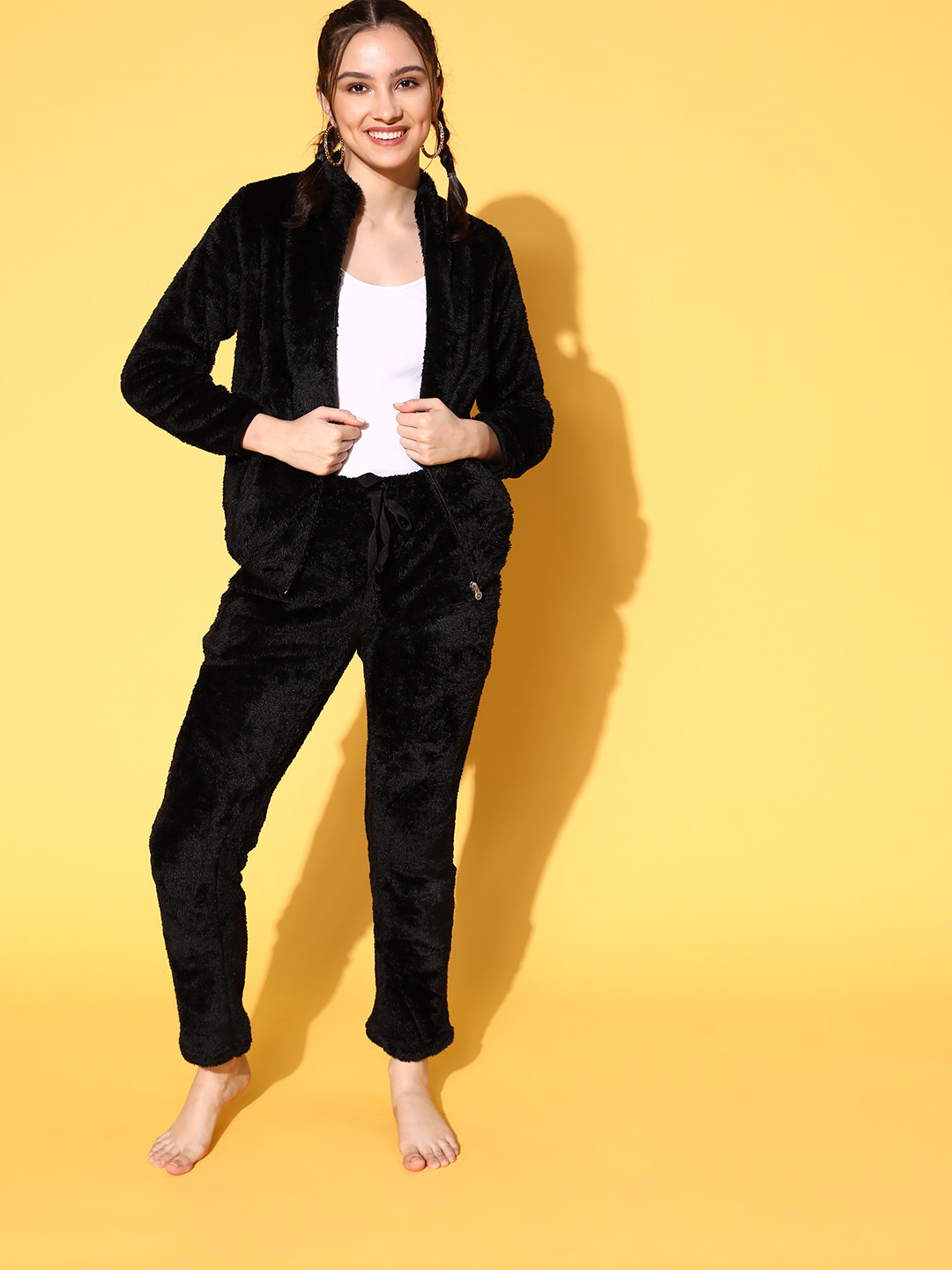 Sweet Dreams Women Black Night suit