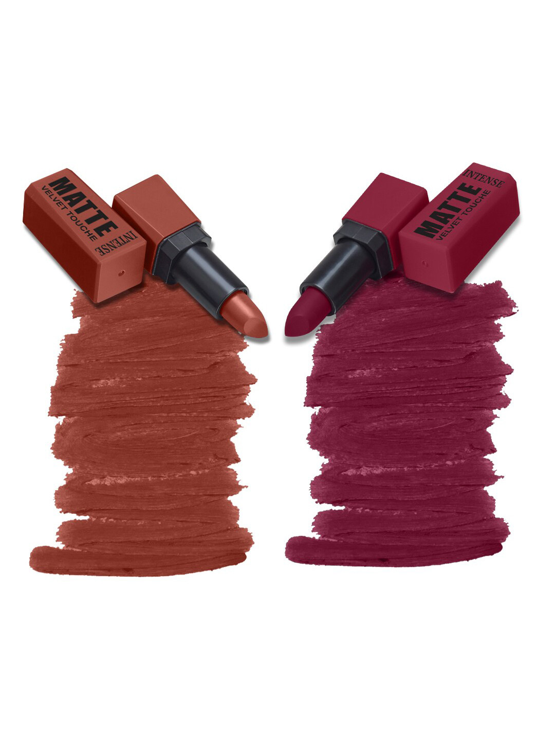 FORFOR Set Of 2 Waterproof Long Last Intense Matte Lipstick 7ml