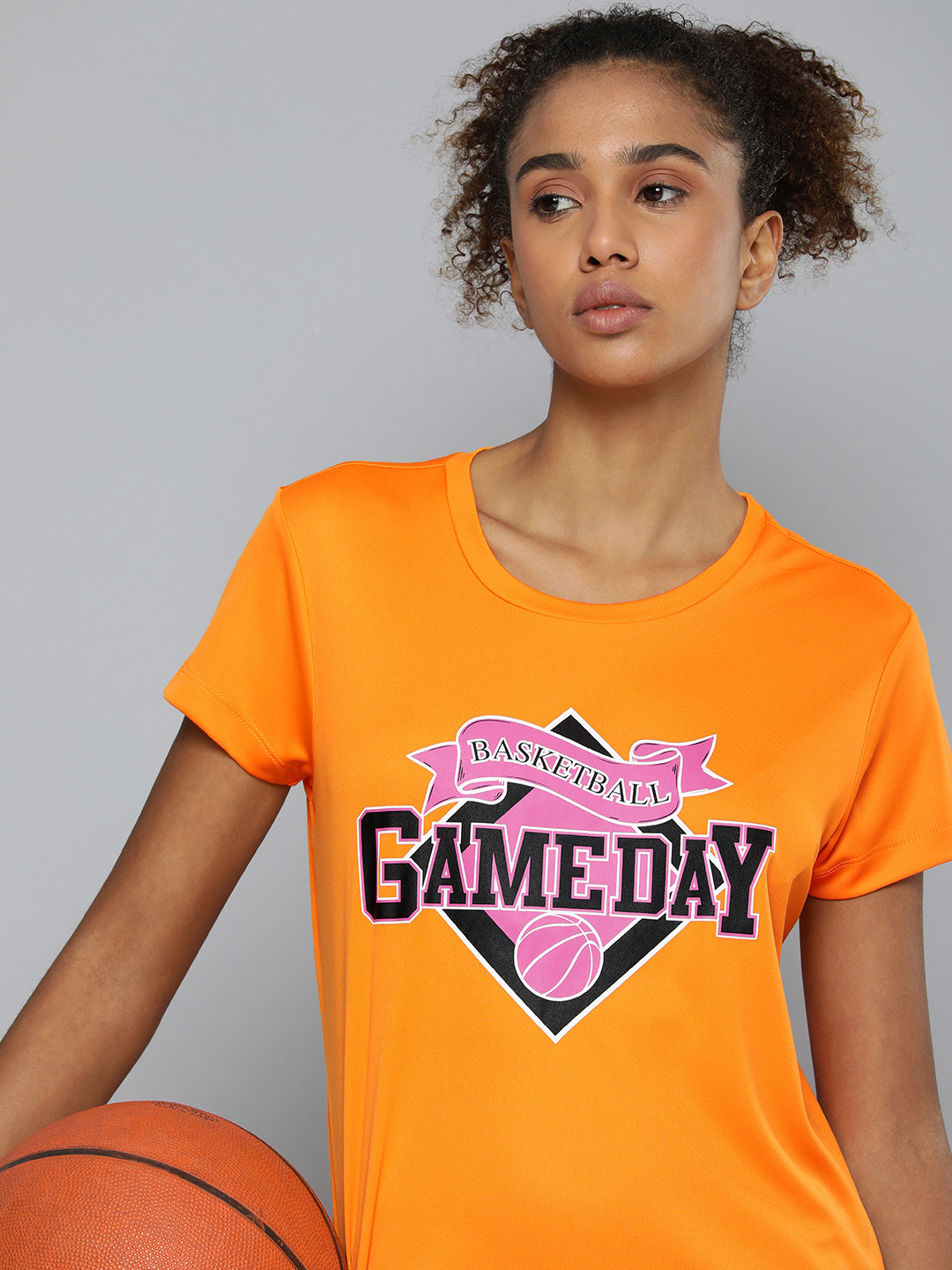 HRX by Hrithik Roshan Typography Printed Sports T-shirt With Rapid-Dry Technology