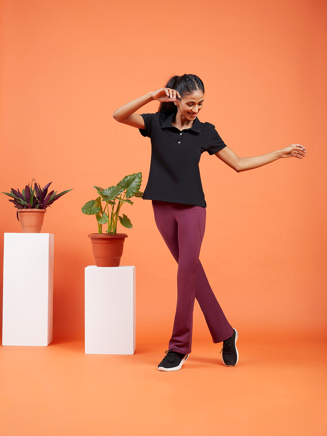 Blissclub Women High Waist The Ultimate Flare Track Pants - Tall