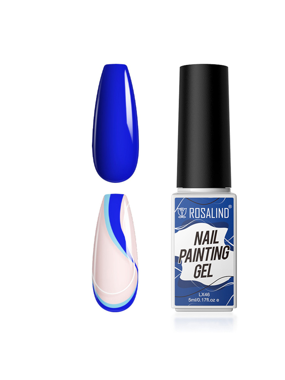 ROSALIND Long Lasting UV Lamp Nail Painting Gel 5 ml - LX46