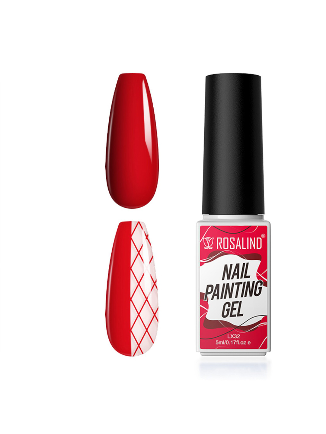 ROSALIND Long Lasting UV Lamp Nail Painting Gel 5 ml - LX32