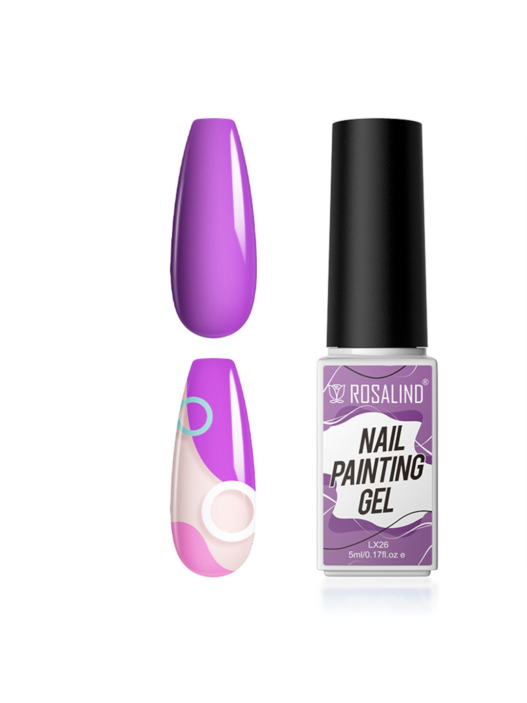 ROSALIND Long Lasting Nail Painting Gel 5 ml- Shade-LX26