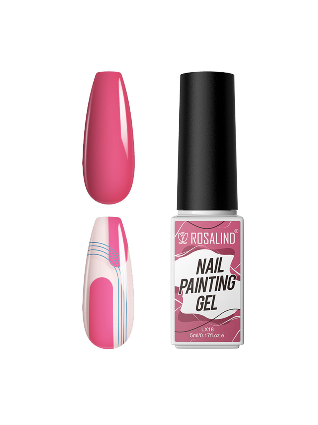 ROSALIND Long Lasting Nail Painting Gel 5 ml- Shade-LX18