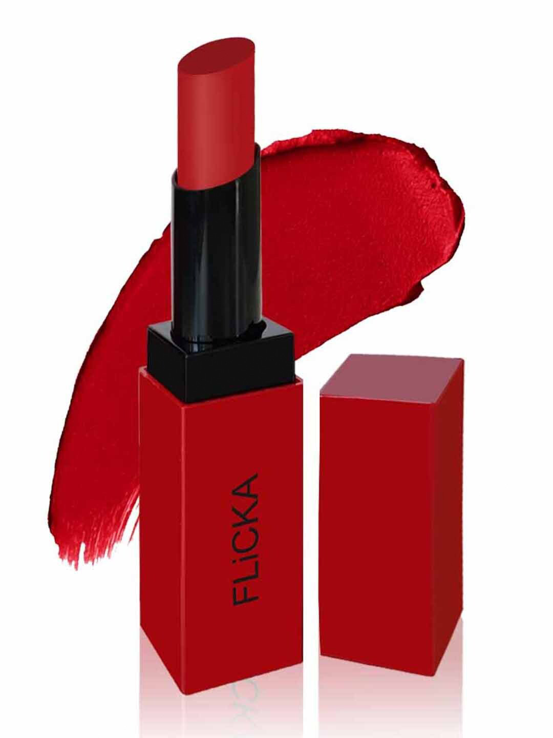 FLiCKA Lip Alert Matte Lipstick with Almond Oil 3.8 g - Afraid 01