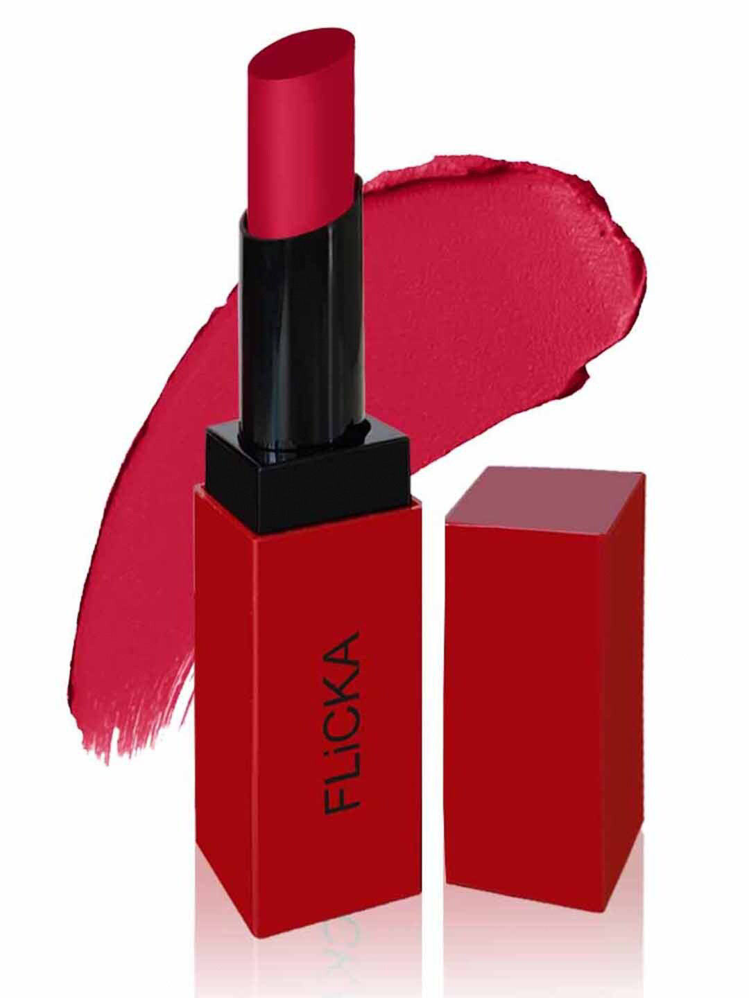 FLiCKA Lip Alert Matte Lipstick with Almond Oil 3.8 g - Panic 03