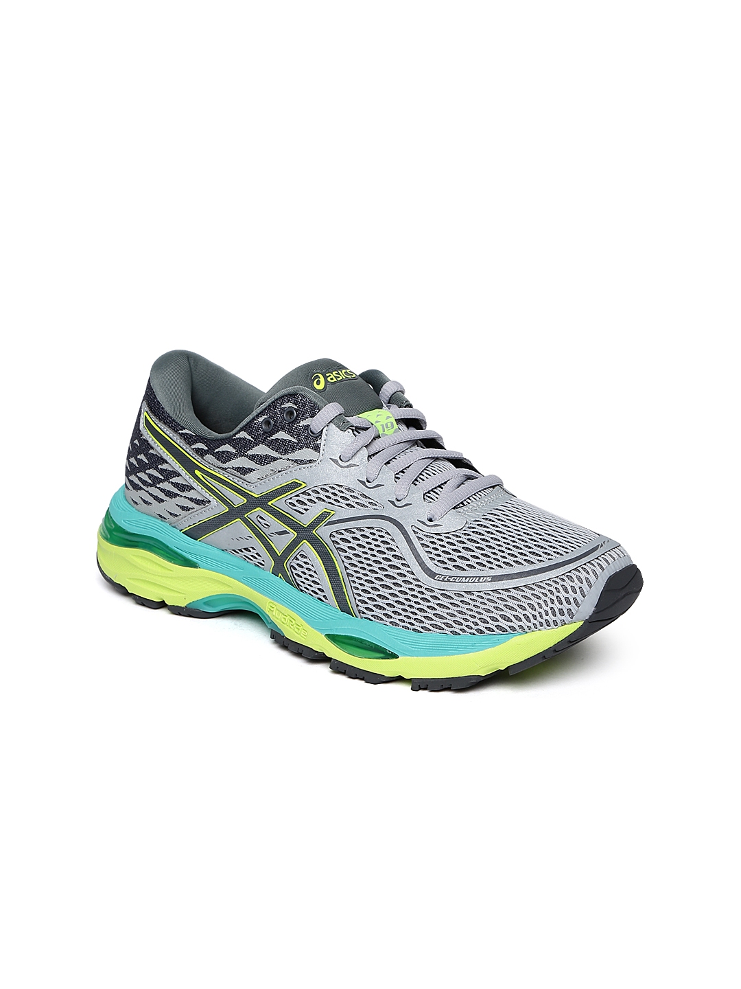 Buy ASICS Women Grey GEL CUMULUS 19 Running Shoes Sports Shoes