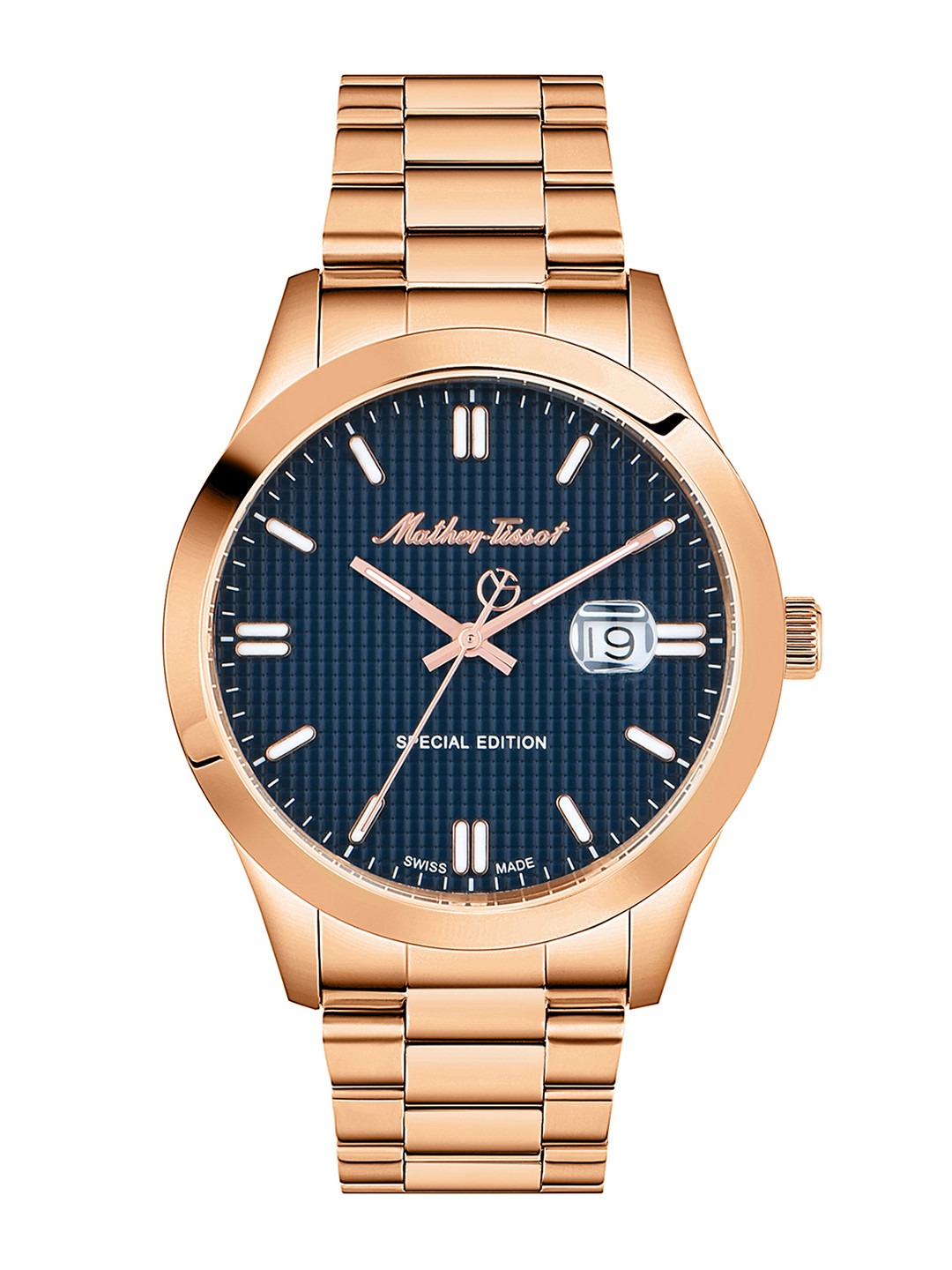 Mathey-Tissot Men Swiss Made Blue Dial Special Edition Analog Watch H452PRBU