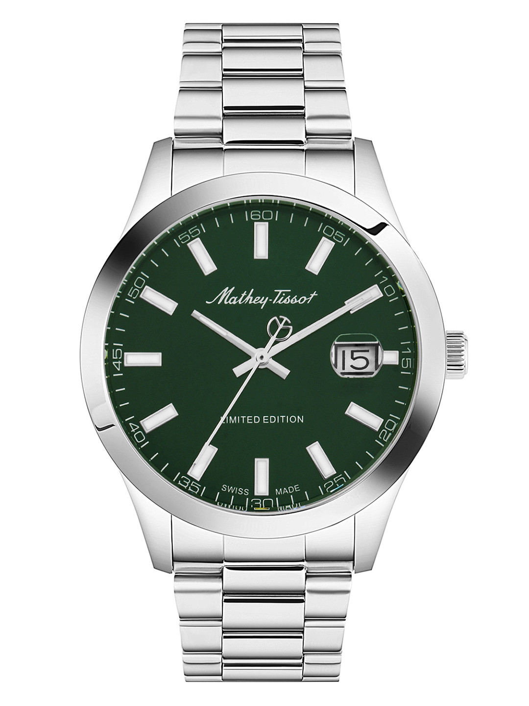 Mathey-Tissot Swiss Made Green Dial Limited Edition Analog Watch for Men's - H451VE