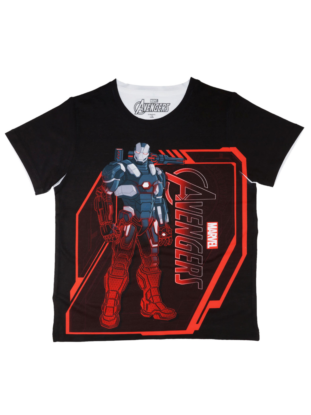 Marvel by Wear Your Mind Boys Black Printed Round Neck Iron Man T-shirt