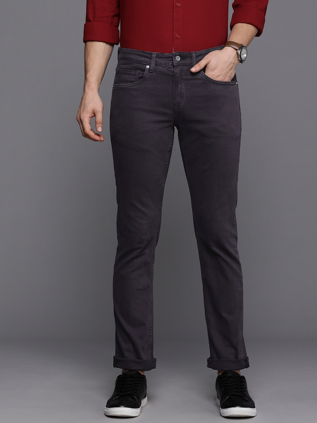 Buy Louis Philippe Jeans Men Slim Fit Light Fade Stretchable Jeans