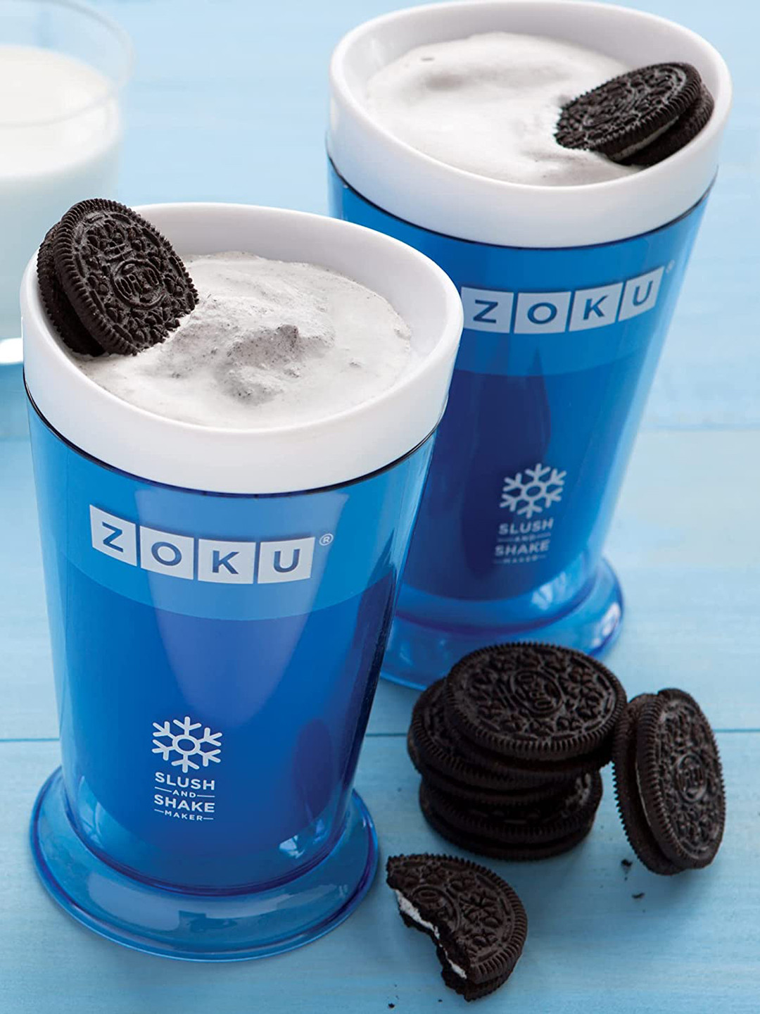 ZOKU Blue & White Slush/Shake Maker